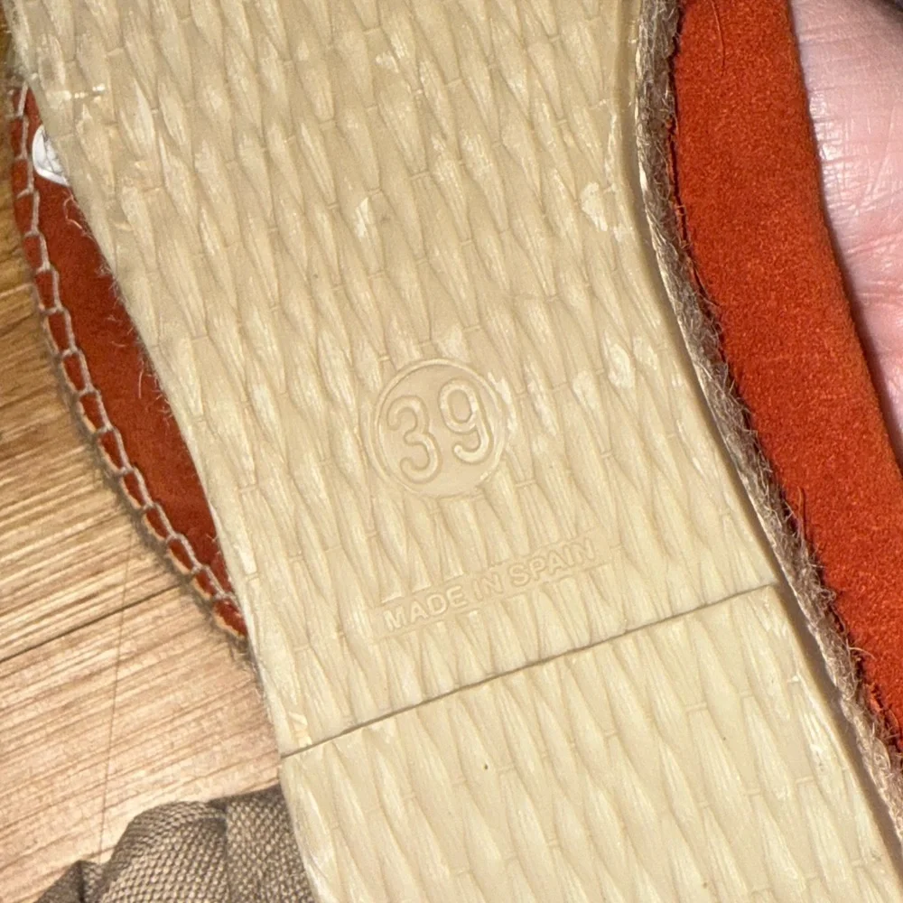 Brand New With Tags Free People Juniper Lace Up Espadrilles Size 39 Rust Orange